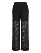 Slhanni Eureka Pants Bottoms Trousers Straight Leg Black Soaked In Lux...