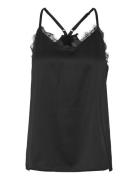 Pcanovi Satin Nightwear Set Top Black Pieces