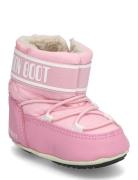 Mb Crib Nylon Vinterstøvler Pull On Pink Moon Boot