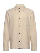 Kaleb Overshirt Tops Overshirts Cream Les Deux