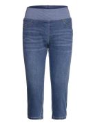 Fqshantal-Ca-Denim Bottoms Trousers Capri Trousers Blue FREE/QUENT