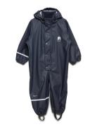 Rainwear Suit -Solid Pu Outerwear Coveralls Rainwear Coveralls Blue Ce...