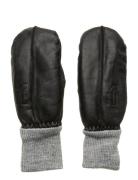 Leather Mitten Accessories Gloves Thumb Gloves Black Johaug