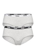 Puma Women Hipster 2P Hang Sport Panties Hipster & Boyshorts Grey PUMA