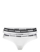 Puma Women String 2P Pack Sport Panties Thong White PUMA