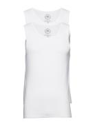 2 Pack Bamboo Tank Top Tops T-shirts Sleeveless White Lindbergh