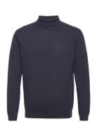 Salim Rollneck Designers Knitwear Turtlenecks Navy Oscar Jacobson