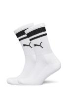 Puma Unisex Heritage Crew Sock 2P Sport Socks Regular Socks White PUMA