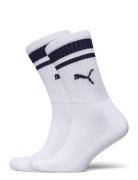 Puma Unisex Heritage Crew Sock 2P Sport Socks Regular Socks White PUMA