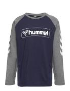 Hmlbox T-Shirt L/S Sport T-shirts Long-sleeved T-Skjorte Multi/pattern...