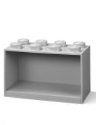 Lego Brick Shelf 8 Home Kids Decor Furniture Shelves Grey LEGO STORAGE