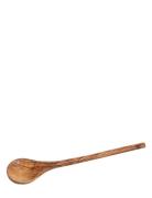 Rund Ske 30Cm Home Kitchen Kitchen Tools Spoons & Ladels Brown Natural...