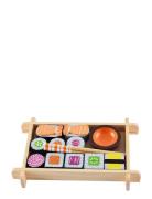 Wooden Sushi Set Toys Toy Kitchen & Accessories Toy Food & Cakes Multi...