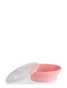 Twistshake Bowl 6+M Pastel Pink Home Meal Time Plates & Bowls Bowls Pi...