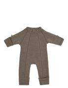 Jumpsuit Outerwear Fleece Outerwear Fleece Coveralls Brown Smallstuff