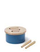 Drum Mini Toys Musical Instruments Blue Kid's Concept