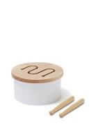 Drum Mini Toys Musical Instruments White Kid's Concept