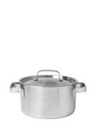 Gryde Med Låg Somme Home Kitchen Pots & Pans Saucepans Silver Pillivuy...