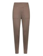 Soft Jersey Pants Sport Trousers Joggers Brown Röhnisch