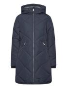 Rona Jkt W Sport Coats Padded Coats Blue Five Seasons