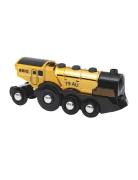 Brio 33630 Guld Actionlokomotiv Toys Toy Cars & Vehicles Toy Vehicles ...