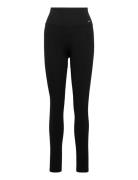 Black Luxe Seamless Tights Bottoms Running-training Tights Black Aim´n