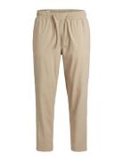 Jpstace Breeze Jogger Sn Bottoms Trousers Linen Trousers Beige Jack & ...