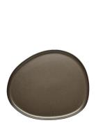 Raw Metallic Brown - Organic Middags Tallerken 1 Stk 29X25 Cm Home Tab...