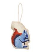 Squirrel Embroidered Ornament Home Decoration Christmas Decoration Chr...