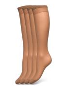 Knee High 20 Den 4-P The Matt Lingerie Socks Knee High Socks Beige Lin...