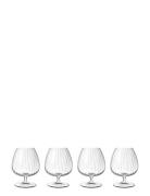 Cognacglas Optica 4 Stk. Home Tableware Glass Whiskey & Cognac Glass N...