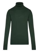 Jjeemil Knit Roll Neck Jnr Tops T-shirts Turtleneck Green Jack & J S