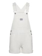 Levi's Classic Shortalls Bottoms Dungarees White Levi's