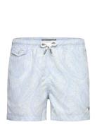 Paisley Bathing Trunks Designers Shorts Blue Morris