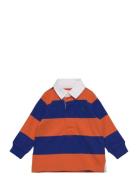 Striped Cotton Jersey Rugby Shirt Tops T-shirts Polo Shirts Long-sleev...