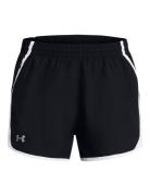 Ua Fly By 3'' Shorts Bottoms Shorts Sport Shorts Black Under Armour