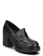 Govern Shoes Heels Heeled Loafers Black Dune London