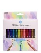 Glitter Fiberpennor 12-P Toys Creativity Drawing & Crafts Drawing Colo...