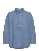 Philipaiw Shirt Tops Shirts Denim Shirts Blue InWear