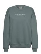 Serif Sweatshirt Sport Sweatshirts & Hoodies Sweatshirts Green Aim´n