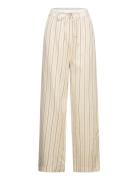 Rodebjer Sim Designers Trousers Wide Leg Beige RODEBJER