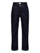 Street Loose Raw Blue Bottoms Jeans Loose Jeans Blue Grunt