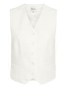 Carlamw Vest Blazers Sleeveless Blazers White My Essential Wardrobe