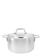 Apollo 7, Gryde Med Låg 22 Cm Home Kitchen Pots & Pans Saucepans Silve...