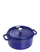 La Cocotte - Round Cast Iron, 3 Layer Enamel Home Kitchen Pots & Pans ...