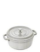 La Cocotte - Round Cast Iron Home Kitchen Pots & Pans Casserole Dishes...