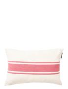 Embroidery Center Striped Linen/Cott 60X40 Pillow Home Textiles Bedtex...