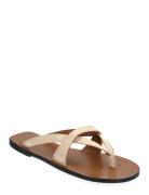 Padula Limest Nappa Designers Sandals Flat Cream ATP Atelier