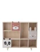 Calle Bookcase W/Drawers, Paulownia Home Kids Decor Furniture Shelves ...