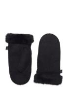 Rhsydney Shearling Stitch Mittens Accessories Gloves Thumb Gloves Blac...